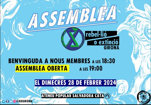 ASSEMBLEA OBERTA  XR