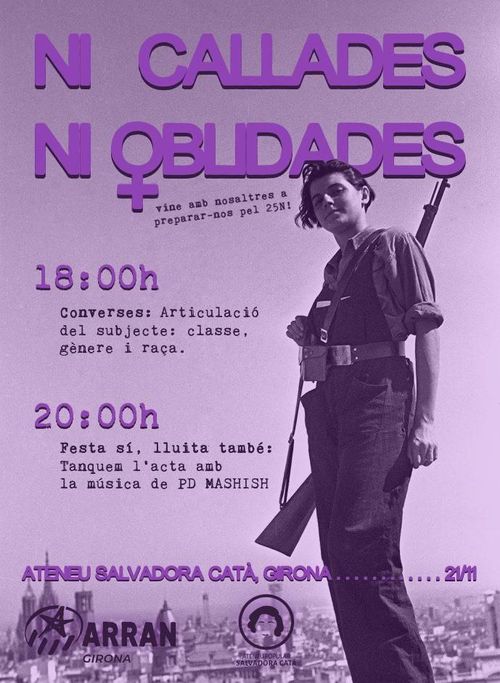 25N Ni callades ni oblidades 