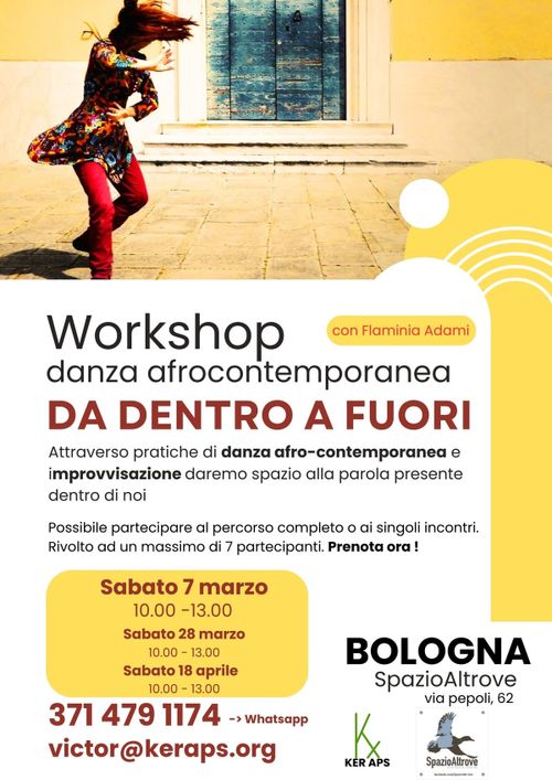 Workshop Danza Afrocontemporanea 
