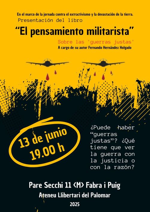El pensamiento militarista, presentació de llibre