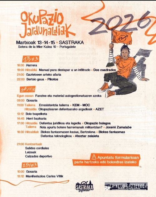 OKUPAZIO JARDUNALDIAK