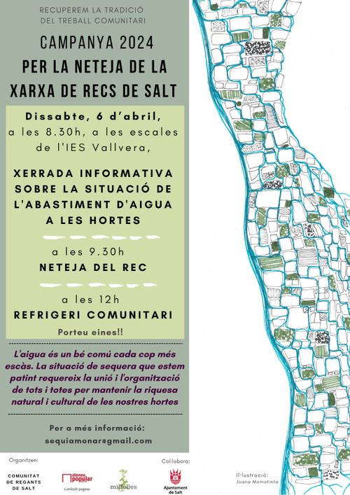 Campanya de neteja de la xarxa de recs de Salt