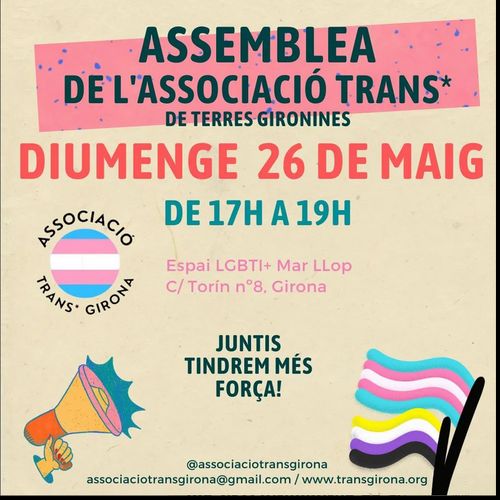 Assemblea de l´Associació Trans* de les terres Gironines