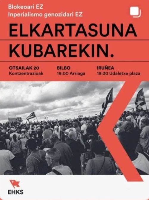 BLOKEOARI EZ! ELKARTASUNA KUBAREKIN