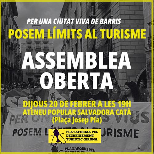 Assemblea Oberta-Posem límits al turisme