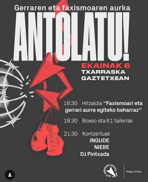 GERRAREN ETA FAXISMOAREN AURKA ANTOLATU!