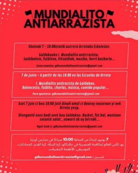 MUNDIALITO ANTIARRAZISTA GALDAKAON
