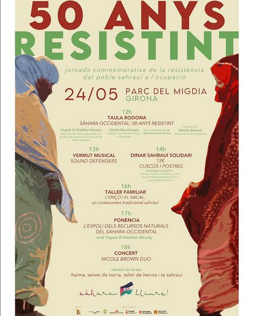 🇪🇭 50 ANYS RESISTINT: JORNADA COMMEMORATIVA DE LA RESISTÈNCIA DEL POBLE SAHRAUÍ A L'OCUPACIÓ.🇪🇭