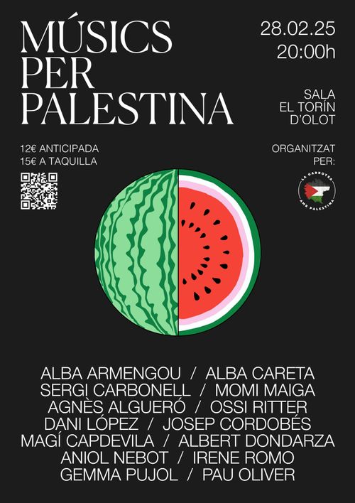 Concert solidari músics per Palestina