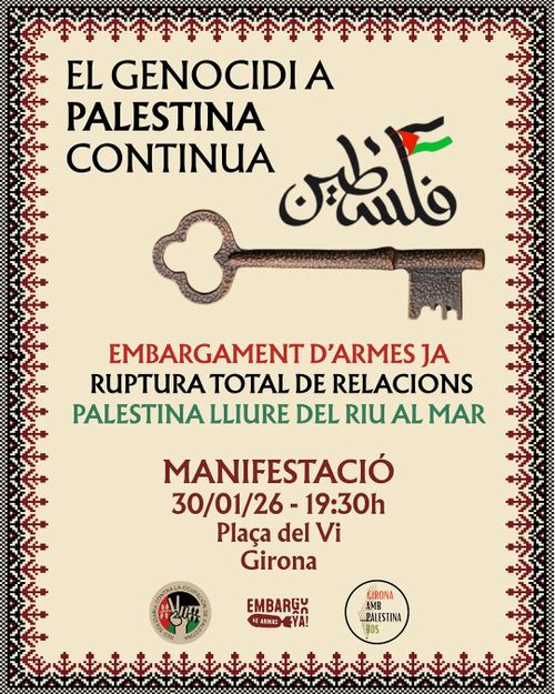 Manifestació amb Palestina