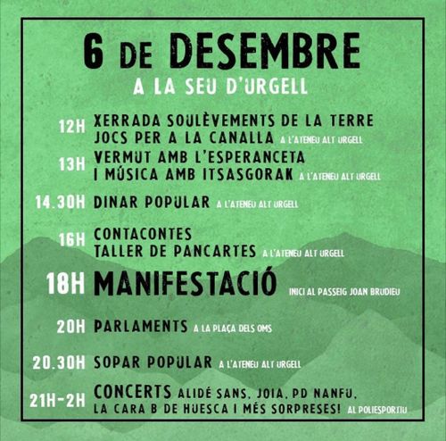  💥MANIFESTACIÓ A LA SEU D'URGELL PER UN HABITATGE DIGNE 💥