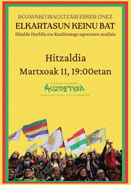 Ekialde Hurbila eta Kurdistango egoeraren analisia