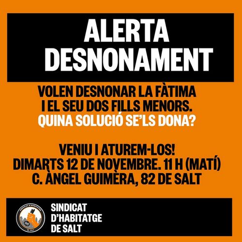 ALERTA DESNONAMENT