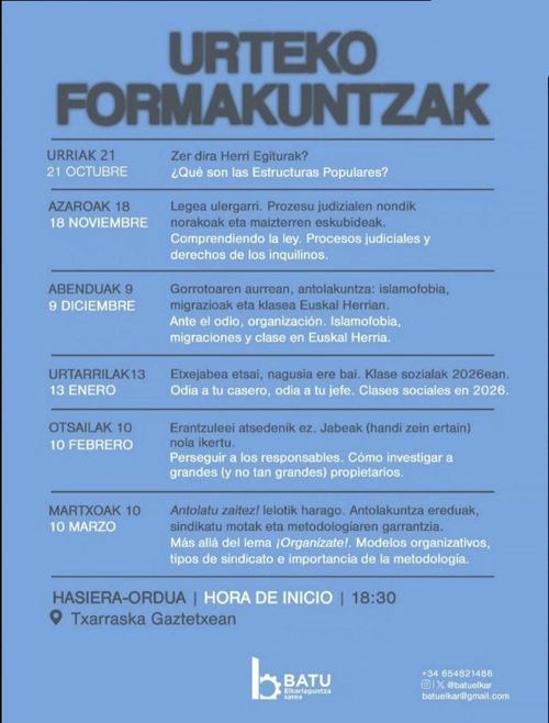 URTEKO FORMAKUNTZAK: "Erantzuleei atsedenik ez. Jabeak (handi zein ertain) nola ikertu"