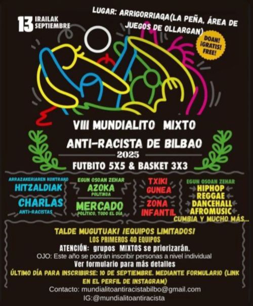 VII. MUNDIALITO ANTIARRAZAKERIA