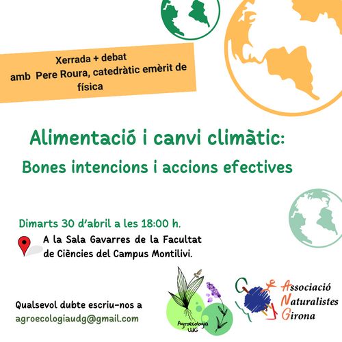 Xerrada alimentació i canvi climàtic