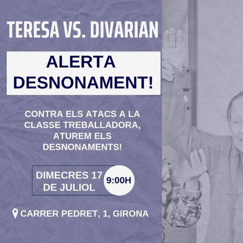 Alerta desnonament