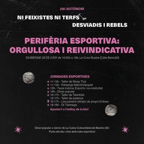 Perifèria esportiva: orgullosa i reivindicativa