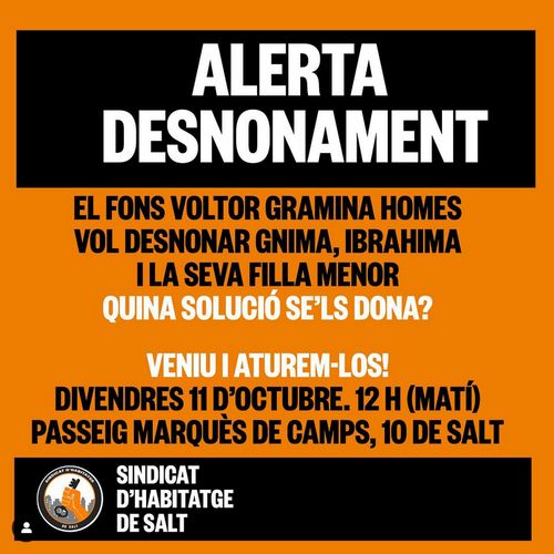 ALERTA DESNONAMENT