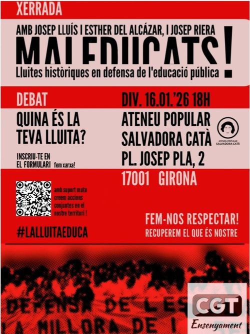 MALEDUCATS! Lluites històriques en defensa de l'educació pública