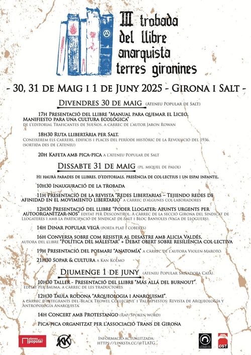 III Trobada del Llibre Anarquista Girona