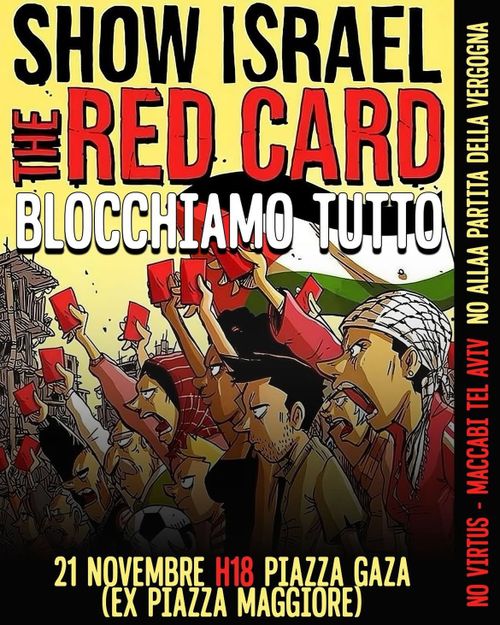 Show Israel the red card