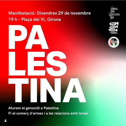 29-N DIA INTERNACIONAL DE SOLIDARITAT AMB EL POBLE PALESTÍ 🍉🍉