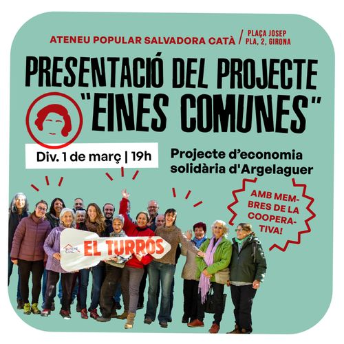 Presentació de la cooperativa Eines Comunes