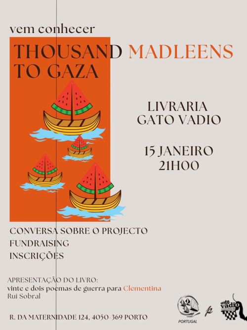 vem conhaecer Thousand Madleens to Gaza