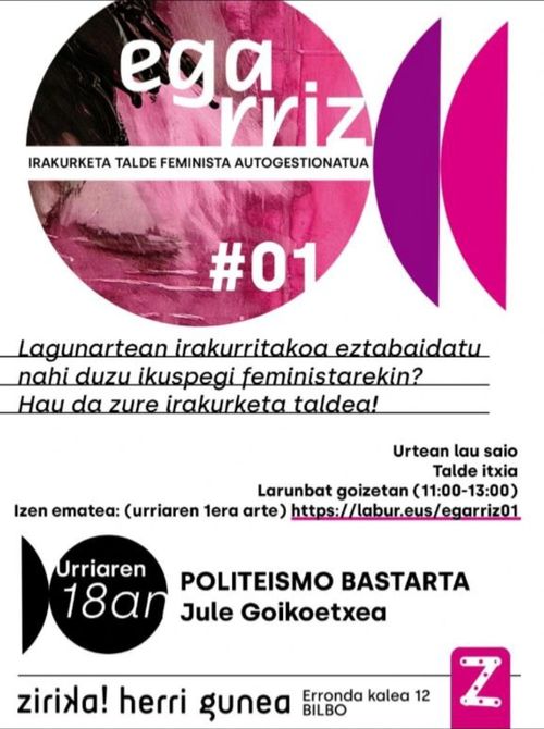 EGARRIZ! irakurketa talde feminista: POLITEISMO BASTARTA