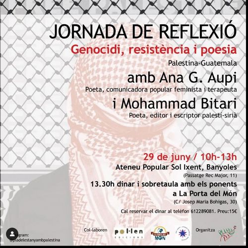 Jornada de reflexió: Genocidi, resistència i poesia Palesrina-Guatemala