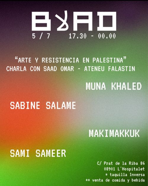 Evento Palestino/Libanes (Charla/Musica/Comida)