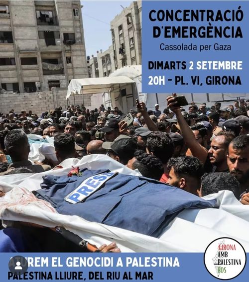 Concentració d'emergència per Palestina