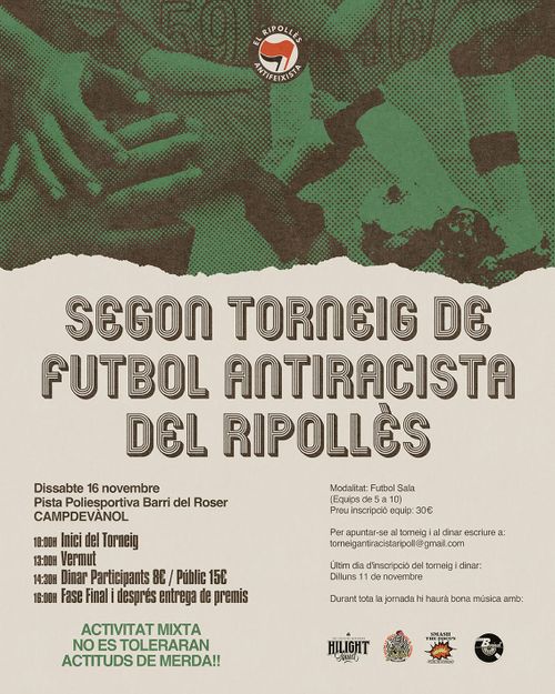 II Torneig de futbol Antiracista del Ripollès