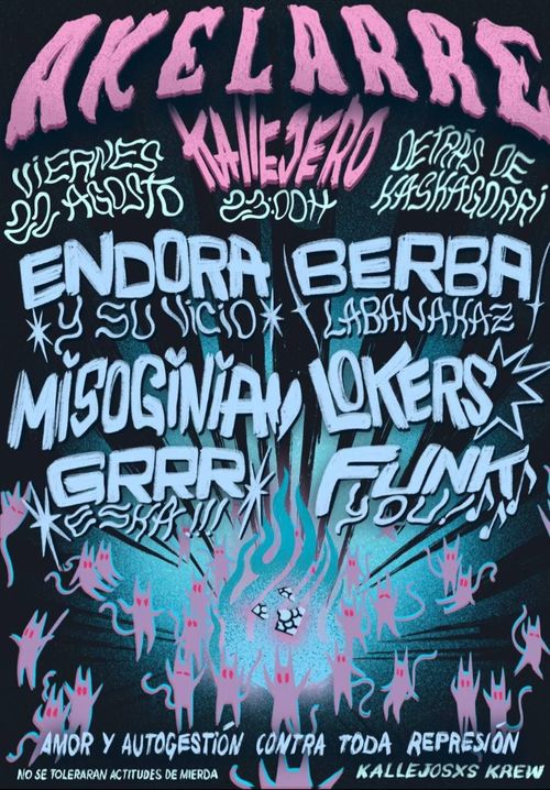 KALLEJERO: "ENDORA Y SU VICIO + BERBA LABANAKAZ + MISOGINIA + LOKERS + GRRRESKA! + FUNK YOU!!"