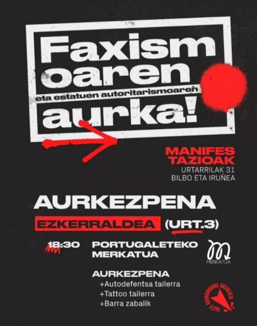FAXISMOAREN ETA ESTATUEN AUTORITARISMOAREN AURKA! - Aurkezpena