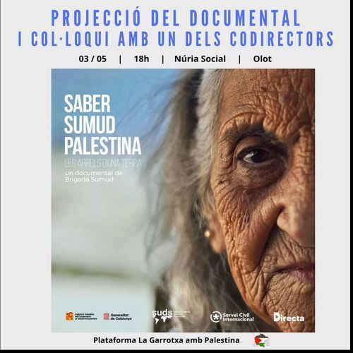 Projecció del documental "Saber Samud Palestina".