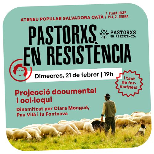 Xerrada Pastorxs en resistència